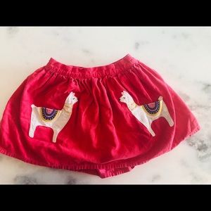 Mini Boden Llama Skirt